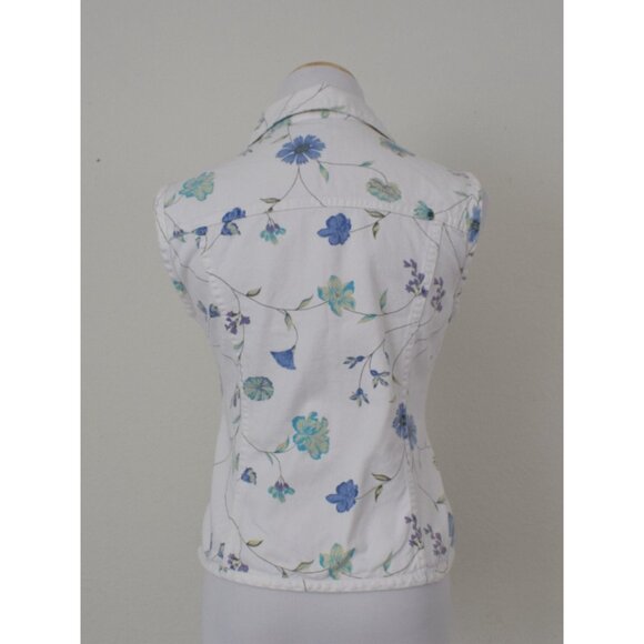 Vintage 90s NY Jeans Denim Cotton Vest | size M‎ - Picture 3 of 9